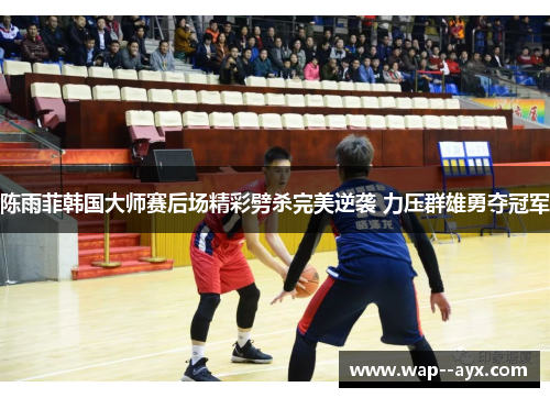 陈雨菲韩国大师赛后场精彩劈杀完美逆袭 力压群雄勇夺冠军