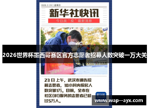 2026世界杯墨西哥赛区官方志愿者招募人数突破一万大关 2026世界杯墨西哥赛区官方志愿者招募人数突破一万大关
