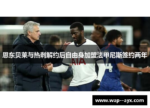 恩东贝莱与热刺解约后自由身加盟法甲尼斯签约两年 恩东贝莱与热刺解约后自由身加盟法甲尼斯签约两年